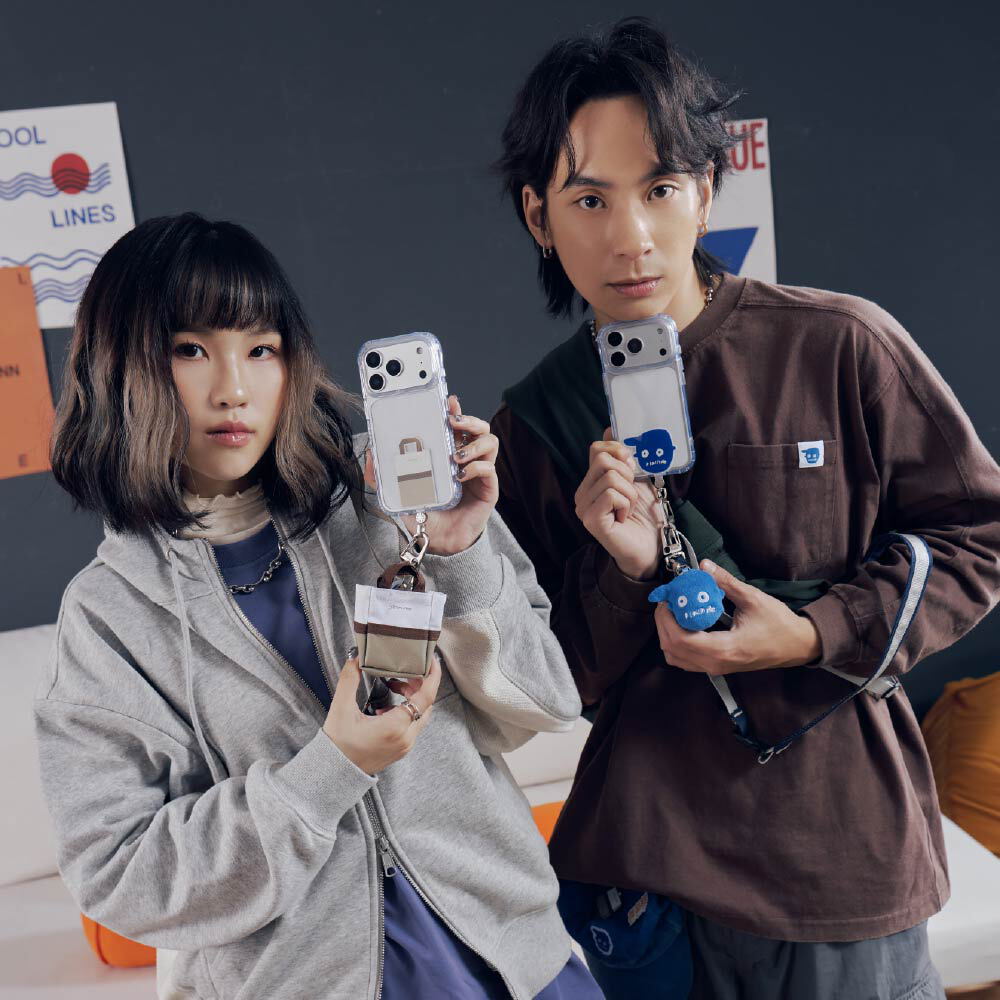 陪覓購物袋旋轉手機掛片/夾片