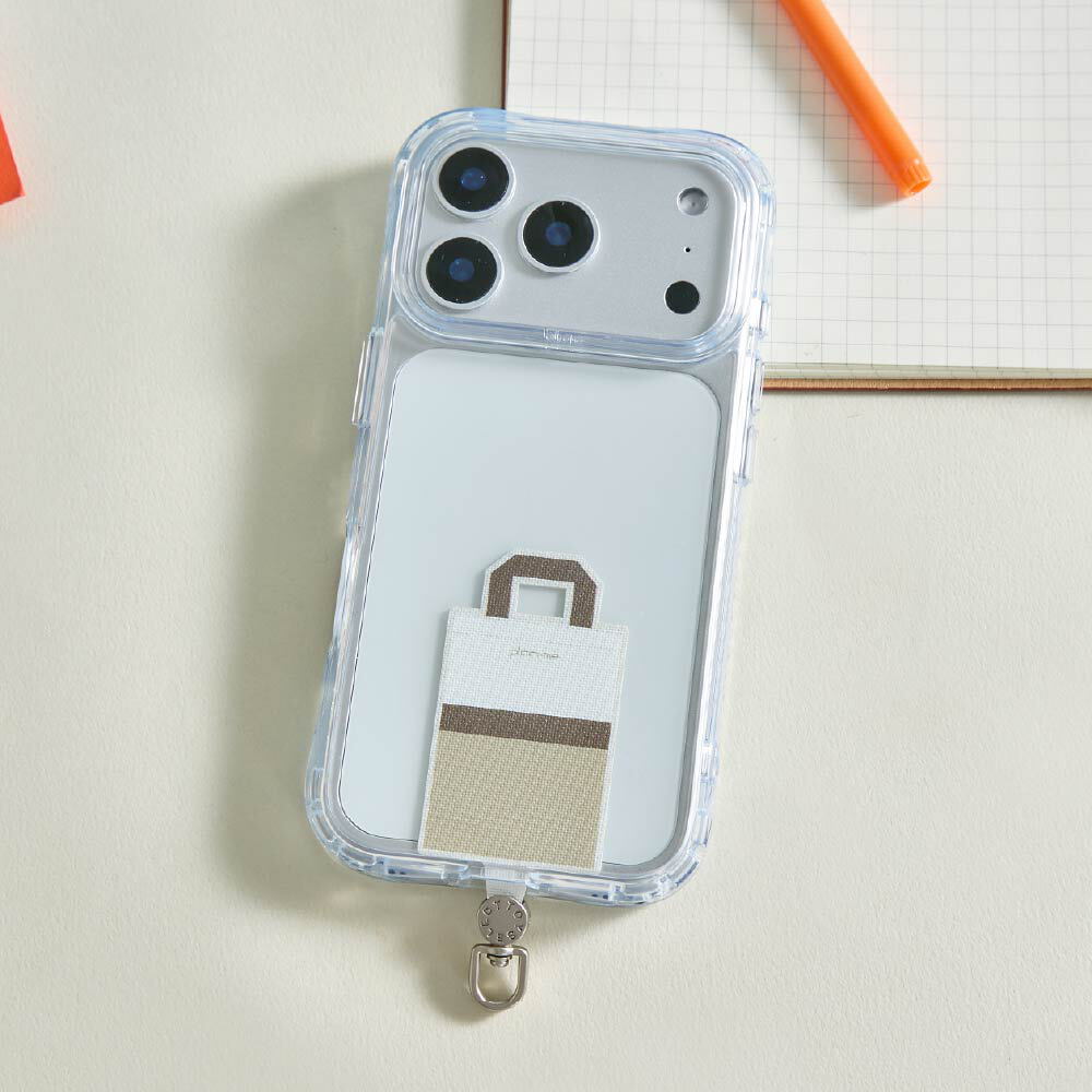 陪覓購物袋旋轉手機掛片/夾片