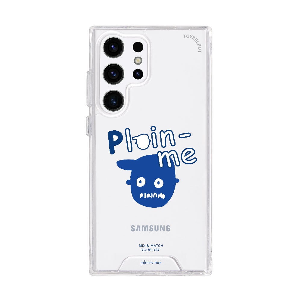 plain-me小P社長隨性搭防摔透明SAMSUNG手機殼
