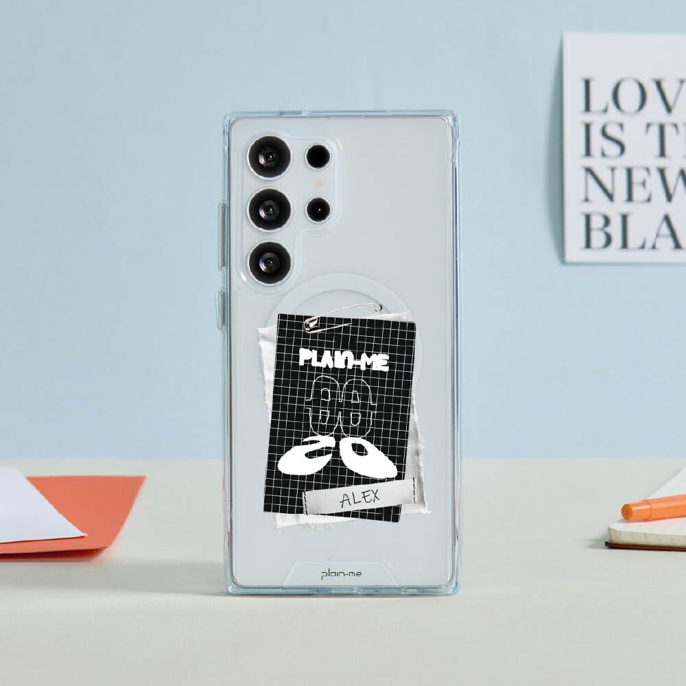 UN/Samsung S20-plain-me 20周年限定客製名字防摔透明SAMSUNG手機殼