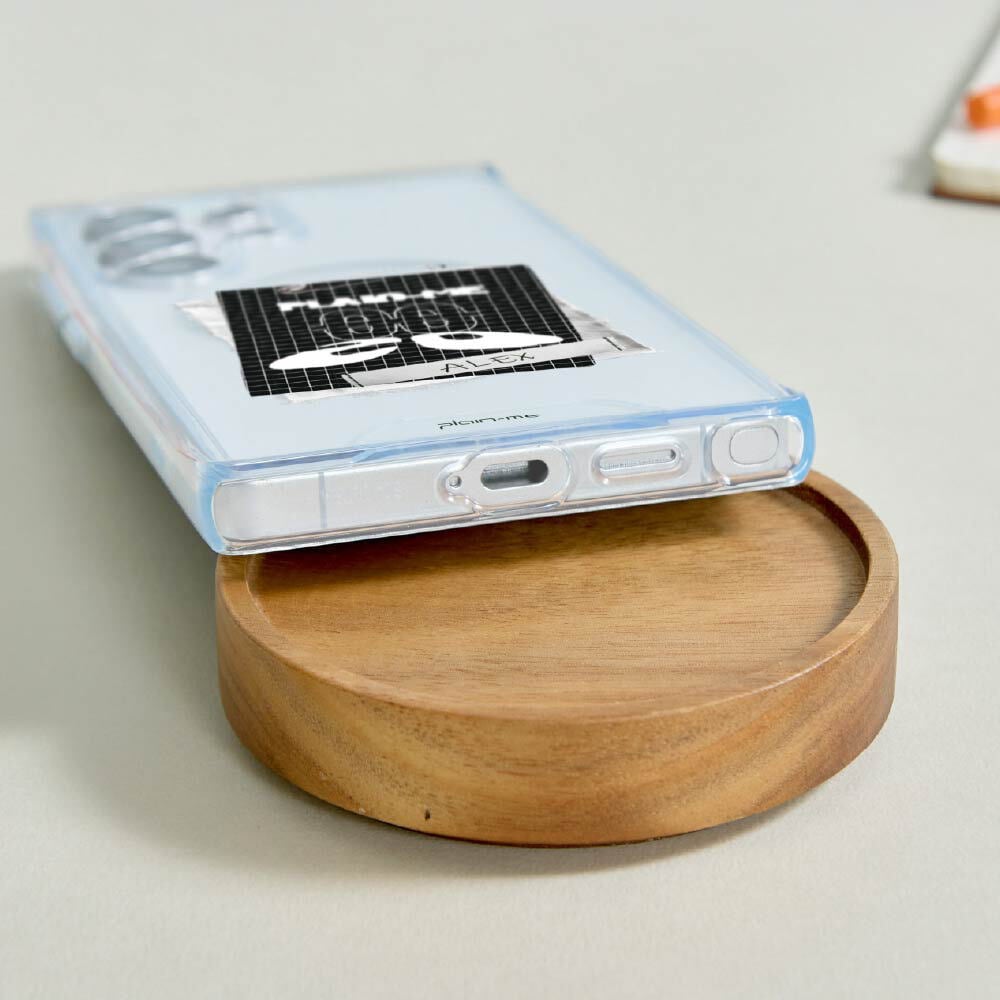 UN/Samsung S20-plain-me 20周年限定客製名字防摔透明SAMSUNG手機殼