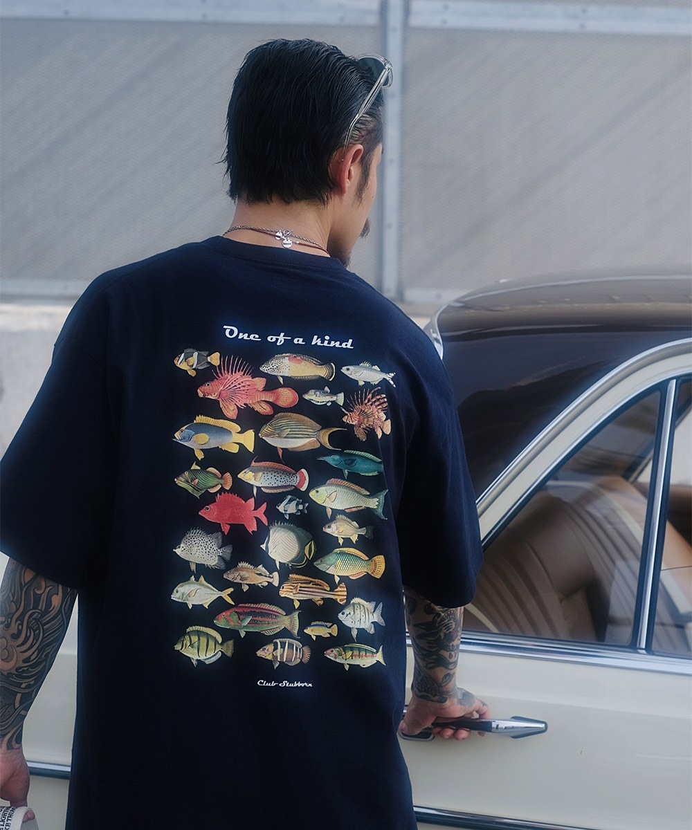 魚群印花短TEE One of a kind Tee