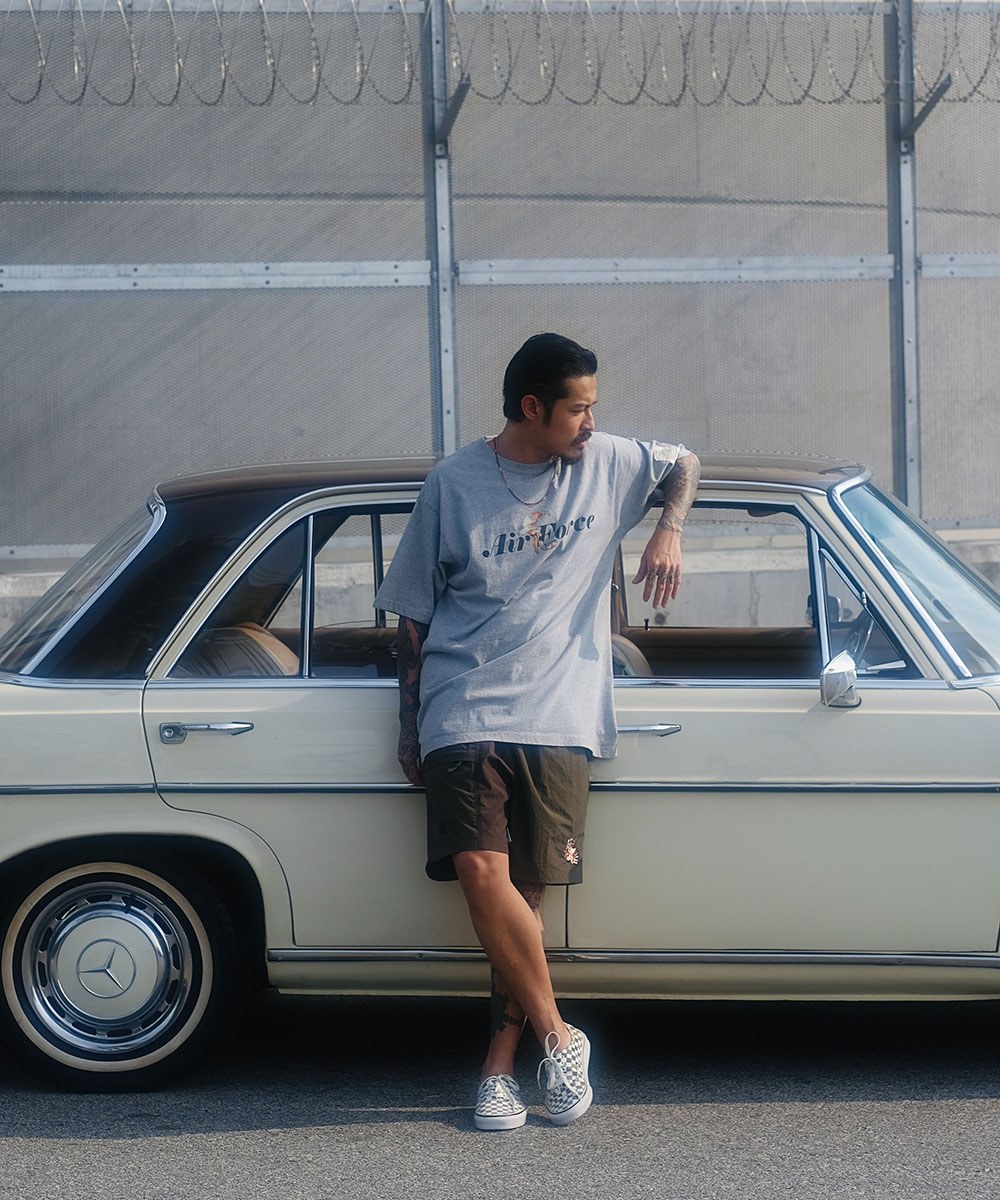 印花短TEE Pinup Model AirForce Tee