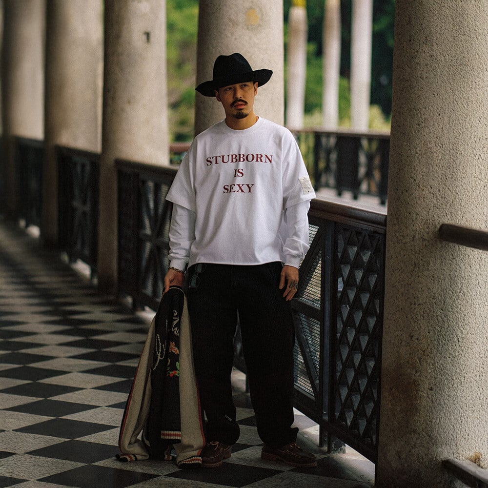 木馬圖像長袖上衣 Stubborn Is Sexy LS Tee Horse