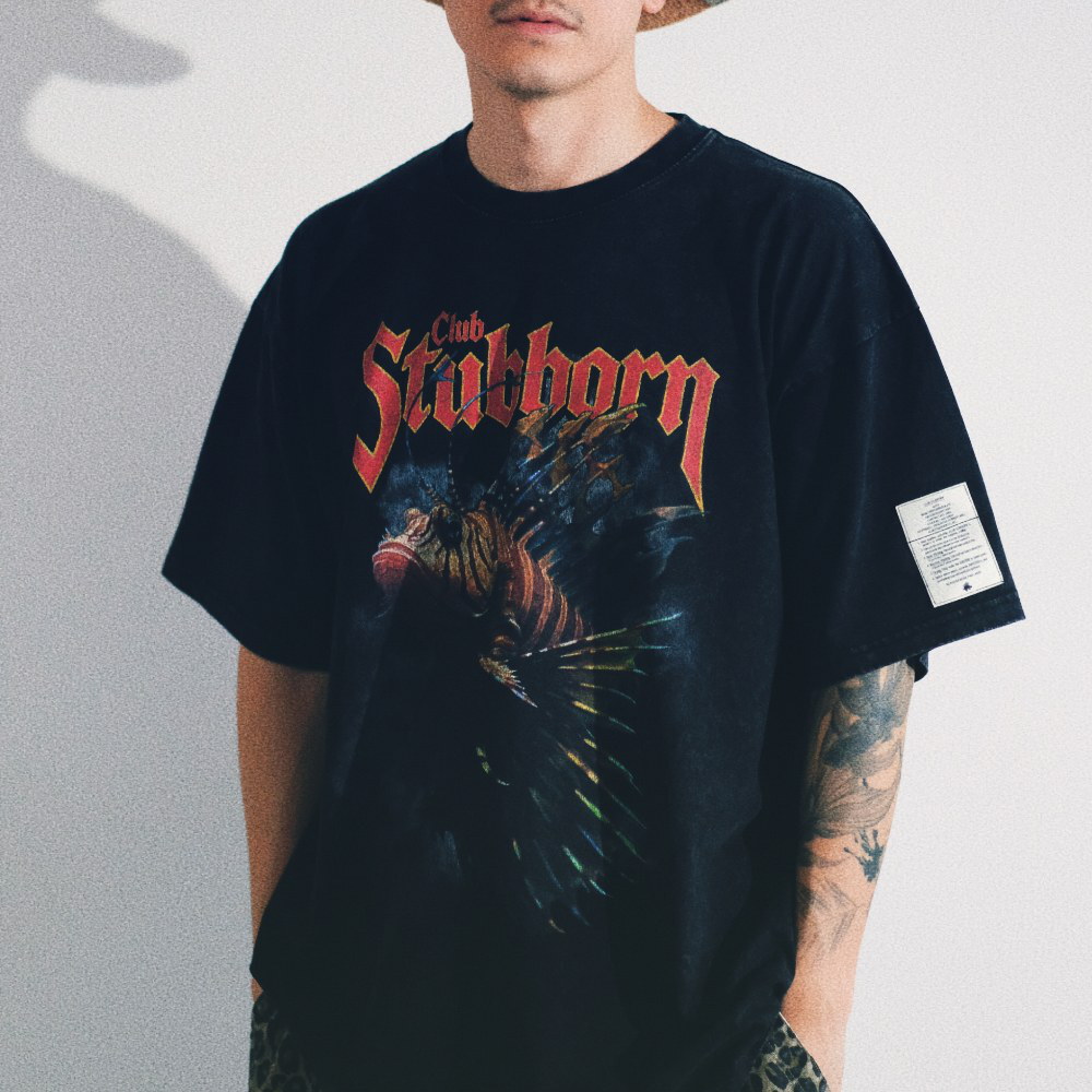 獅子魚圖Tee Metal Lion Fish Tee
