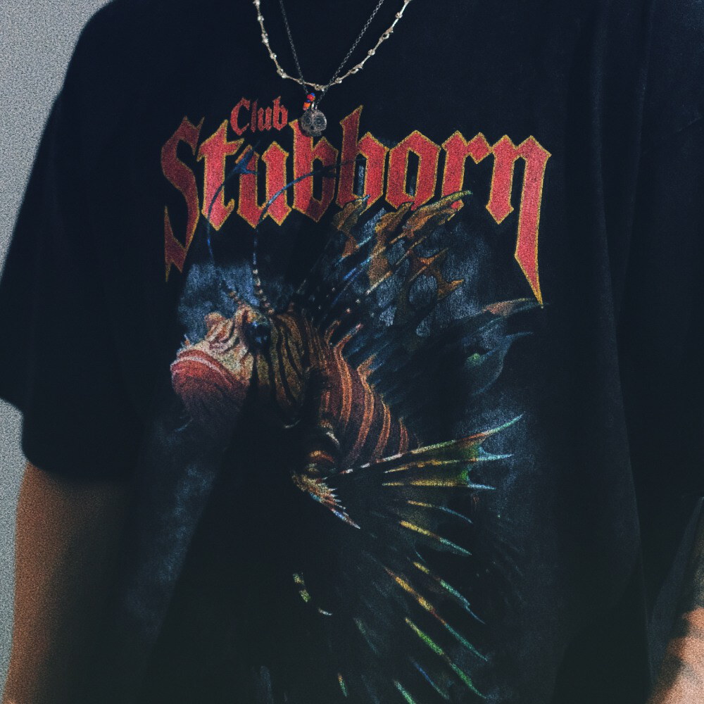 獅子魚圖Tee Metal Lion Fish Tee