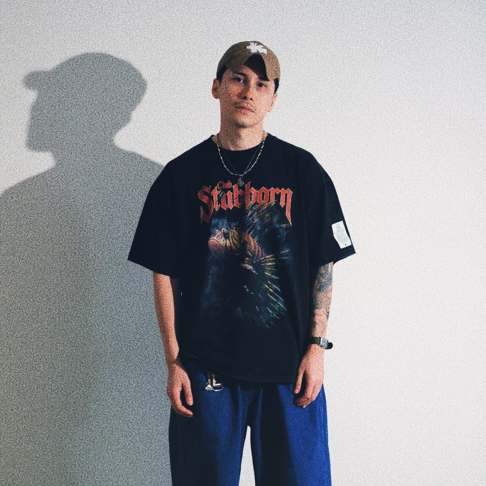 獅子魚圖Tee Metal Lion Fish Tee