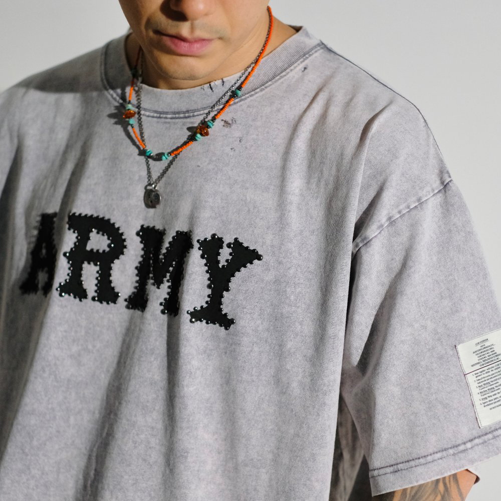 鉚釘LOGO短Tee The Studded Army Tee