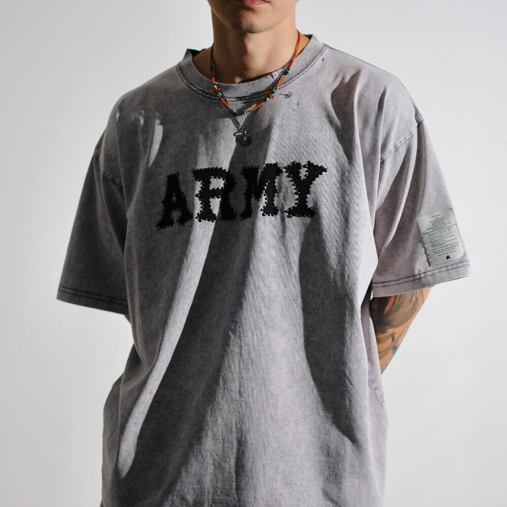 鉚釘LOGO短Tee The Studded Army Tee