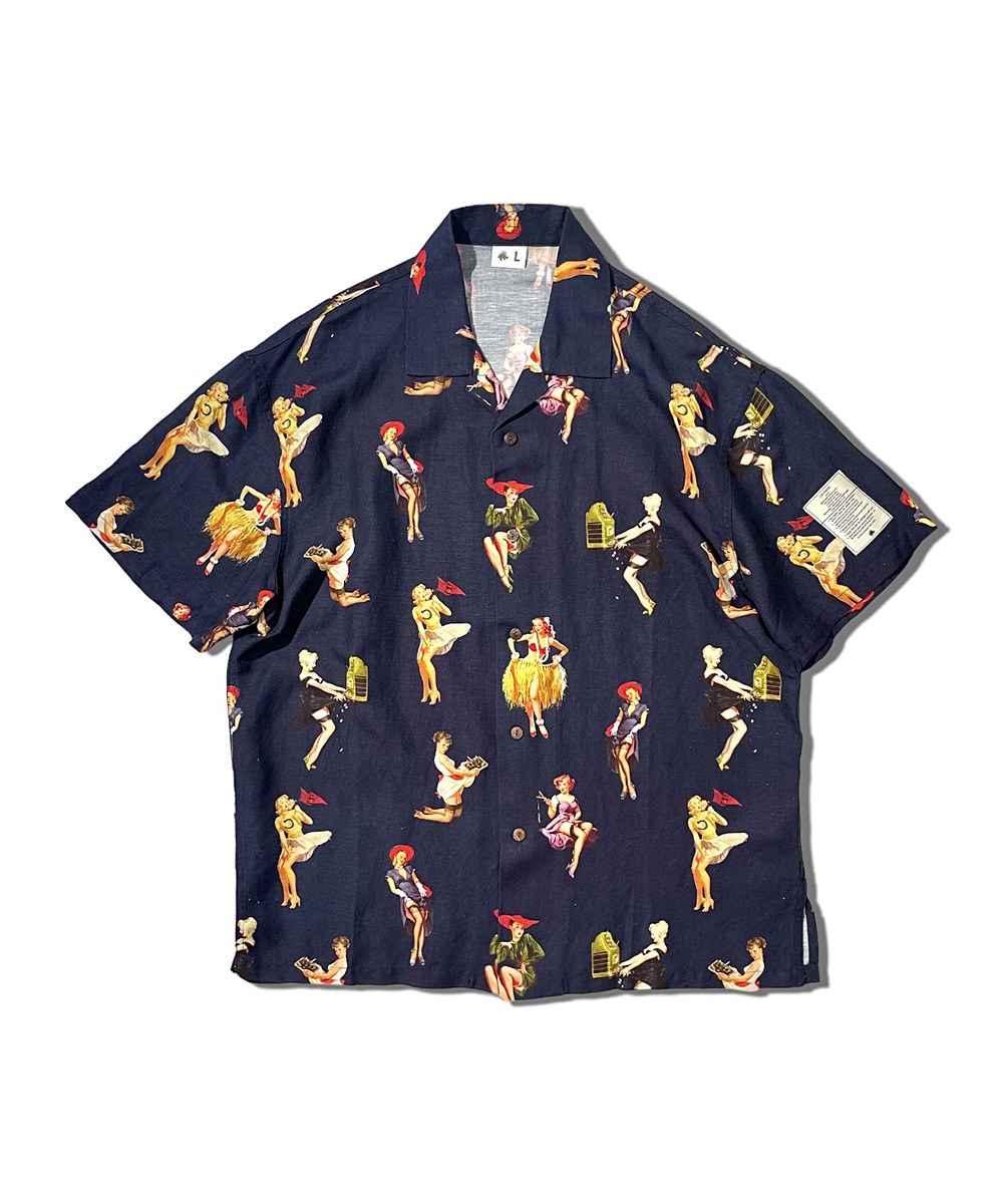 復古印花開領襯衫 Souvenir Shirt Zero