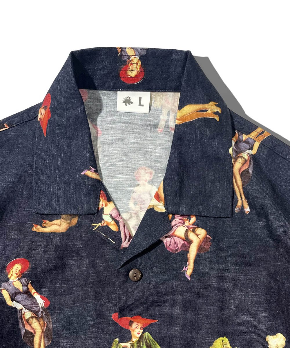 復古印花開領襯衫 Souvenir Shirt Zero