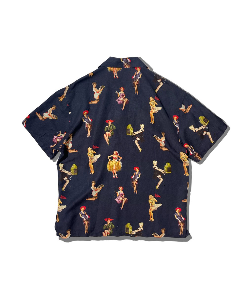 復古印花開領襯衫 Souvenir Shirt Zero