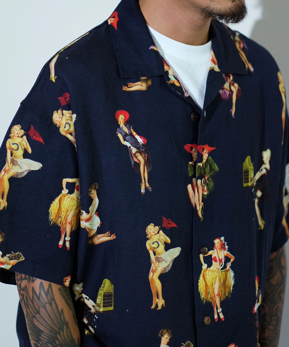 復古印花開領襯衫 Souvenir Shirt Zero