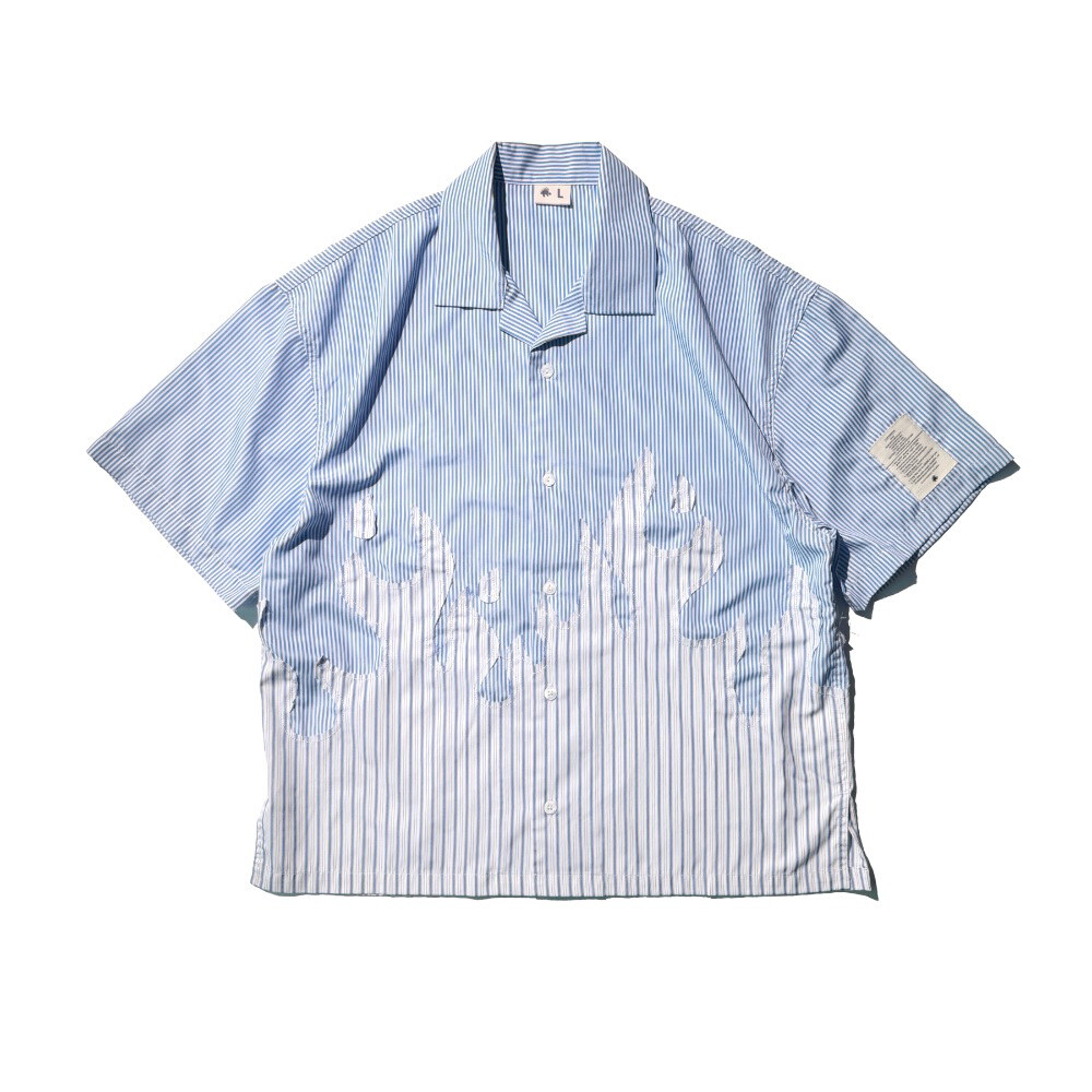 拼接條紋襯衫 The Flame SS Shirt