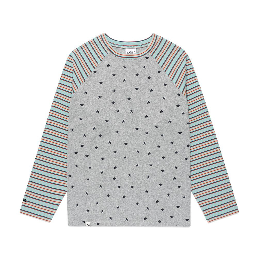 條紋星星長TEE STRIPED STAR RAGLAN LS TEE