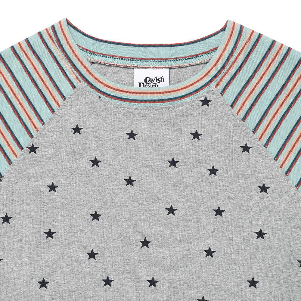 條紋星星長TEE STRIPED STAR RAGLAN LS TEE