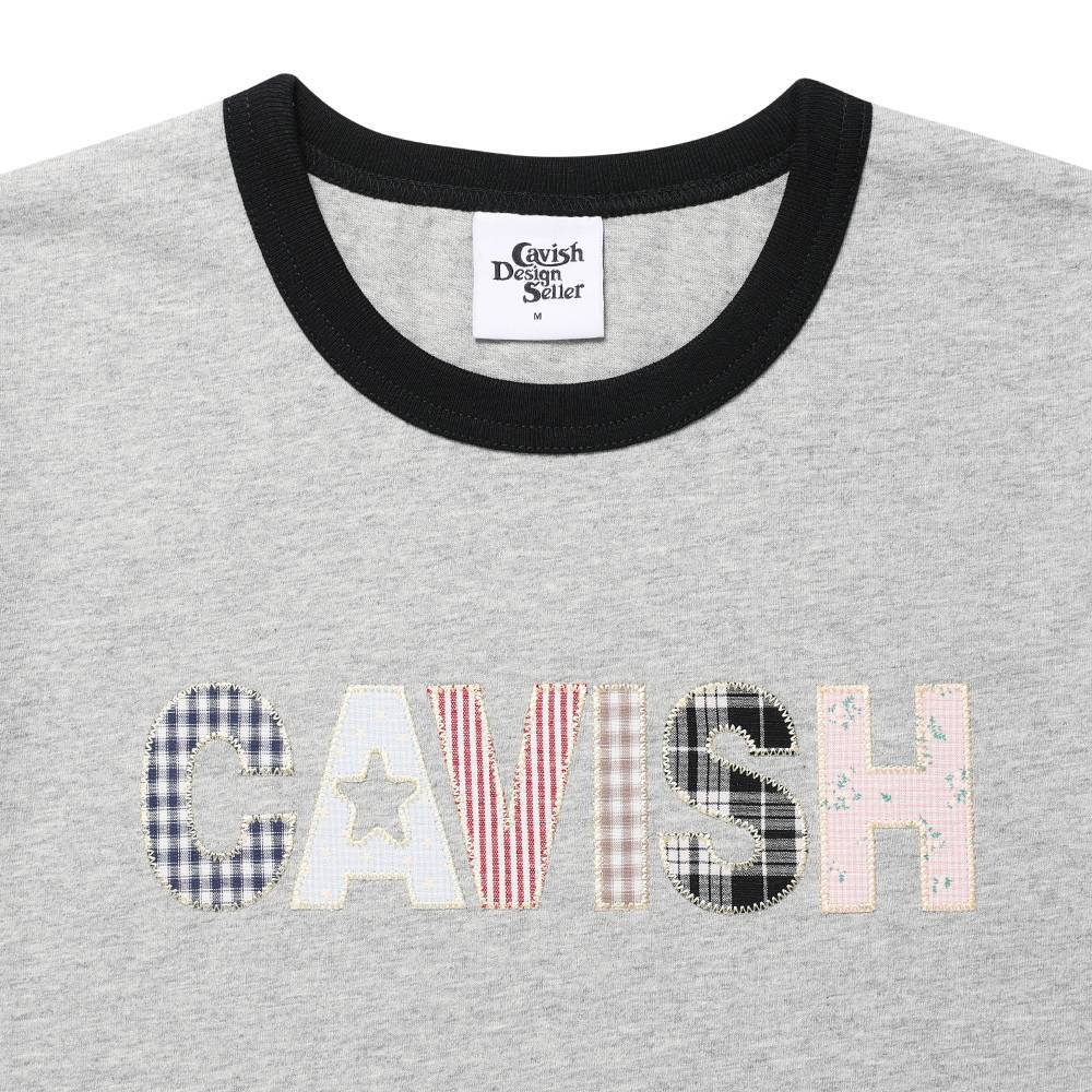 品牌滾邊短TEE CAVISH APPLIQUE RINGER SS TEE