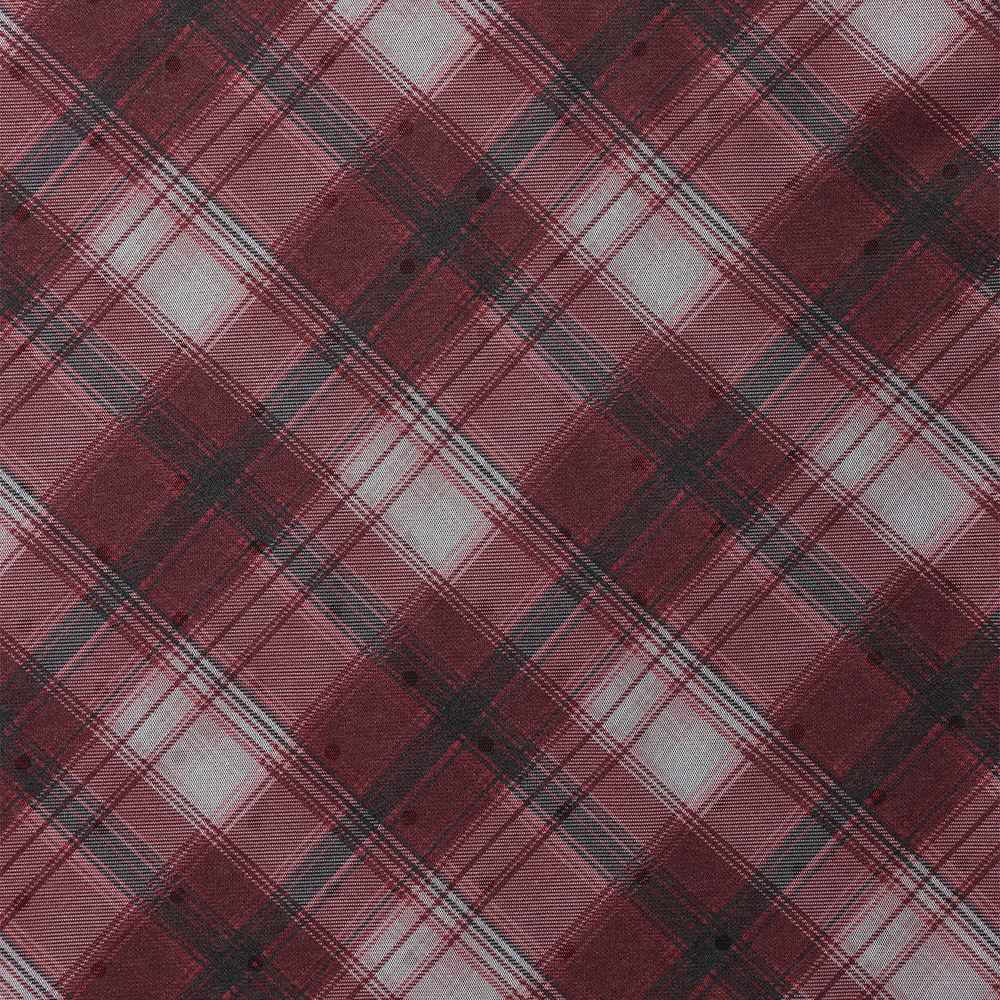 格紋層次長袖TEE SHEER CHECK LAYERED LS TEE
