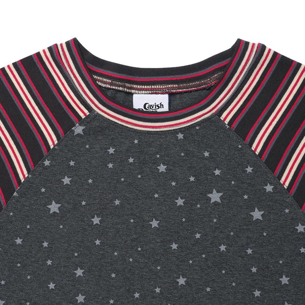 條紋星星長TEE STRIPED STAR RAGLAN LS TEE