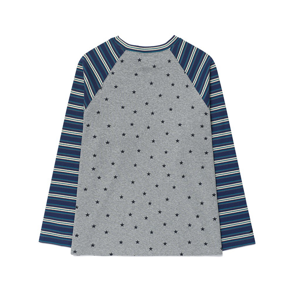 條紋星星長TEE STRIPED STAR RAGLAN LS TEE