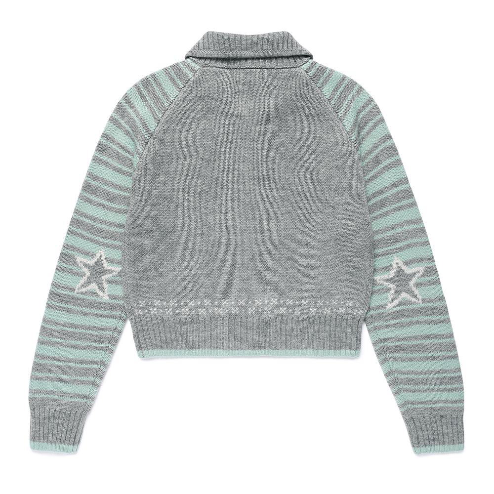 雙拉鏈針織外套 CATS BUTTON ZIP UP CARDIGAN