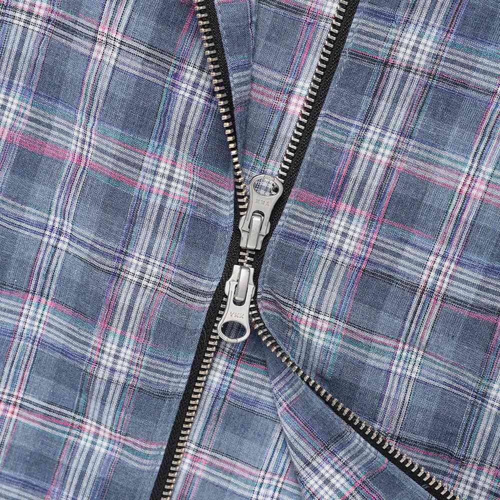 連帽風衣外套 HOODED CHECK WIND BREAKER