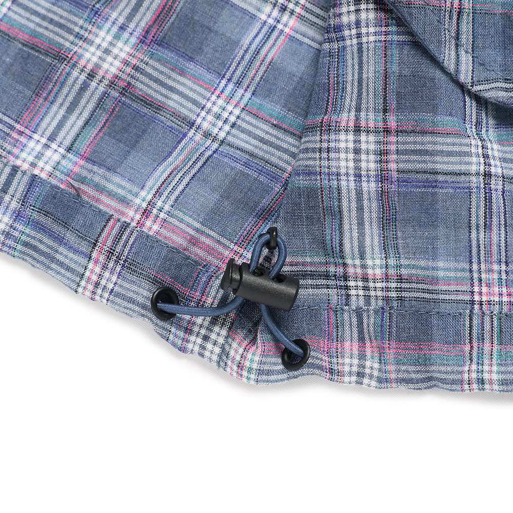 連帽風衣外套 HOODED CHECK WIND BREAKER