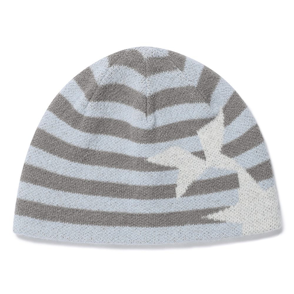 條紋毛帽 STRIPED TWIN STAR BEANIE