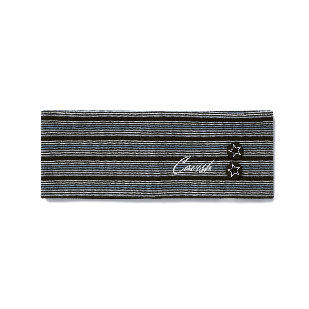 條紋髮帶 MULTI STRIPED BUTTON HAIR BAND