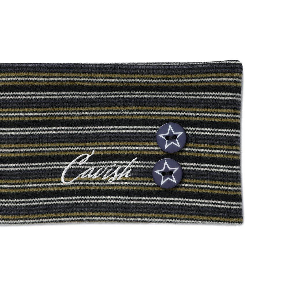 條紋髮帶 MULTI STRIPED BUTTON HAIR BAND