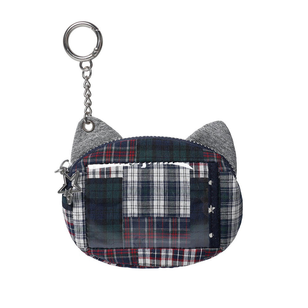 貓咪鑰匙零錢包 CAT CHECK POUCH KEYRING