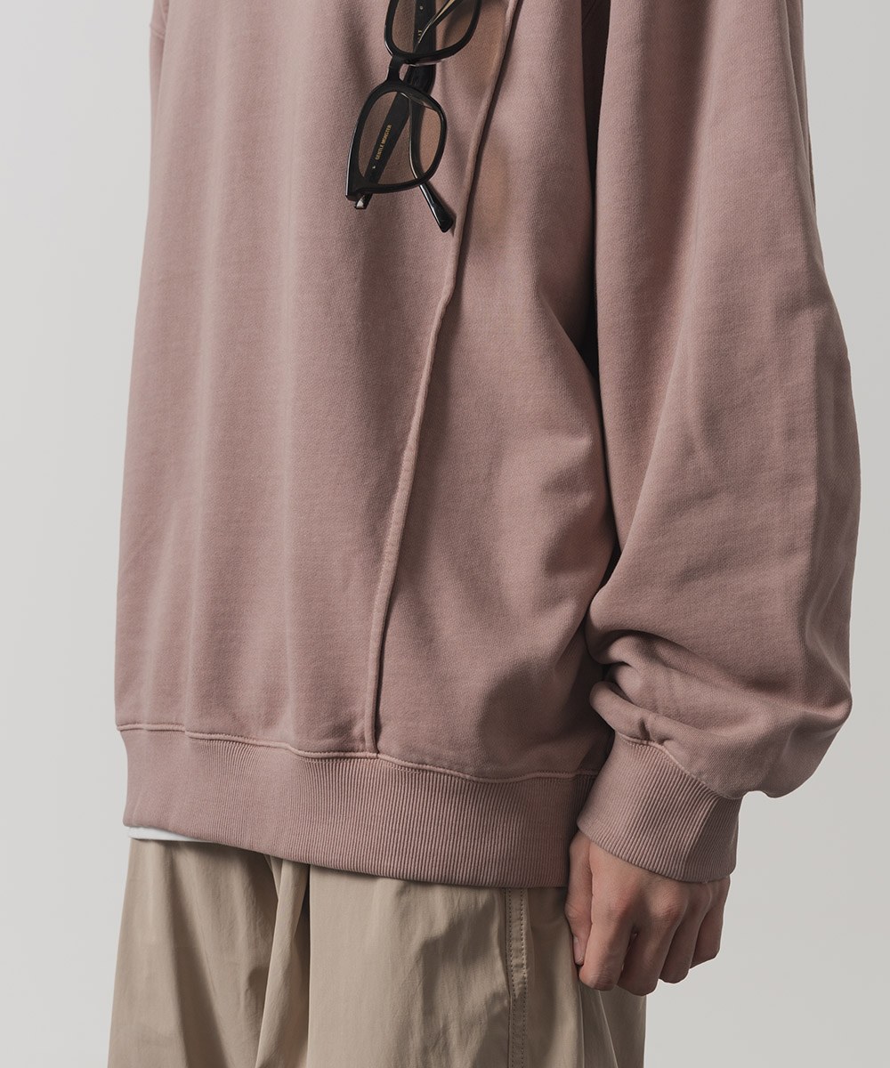 圓領大學Tee HORIZON PIGMENT DYING SWEAT T-SHIRT