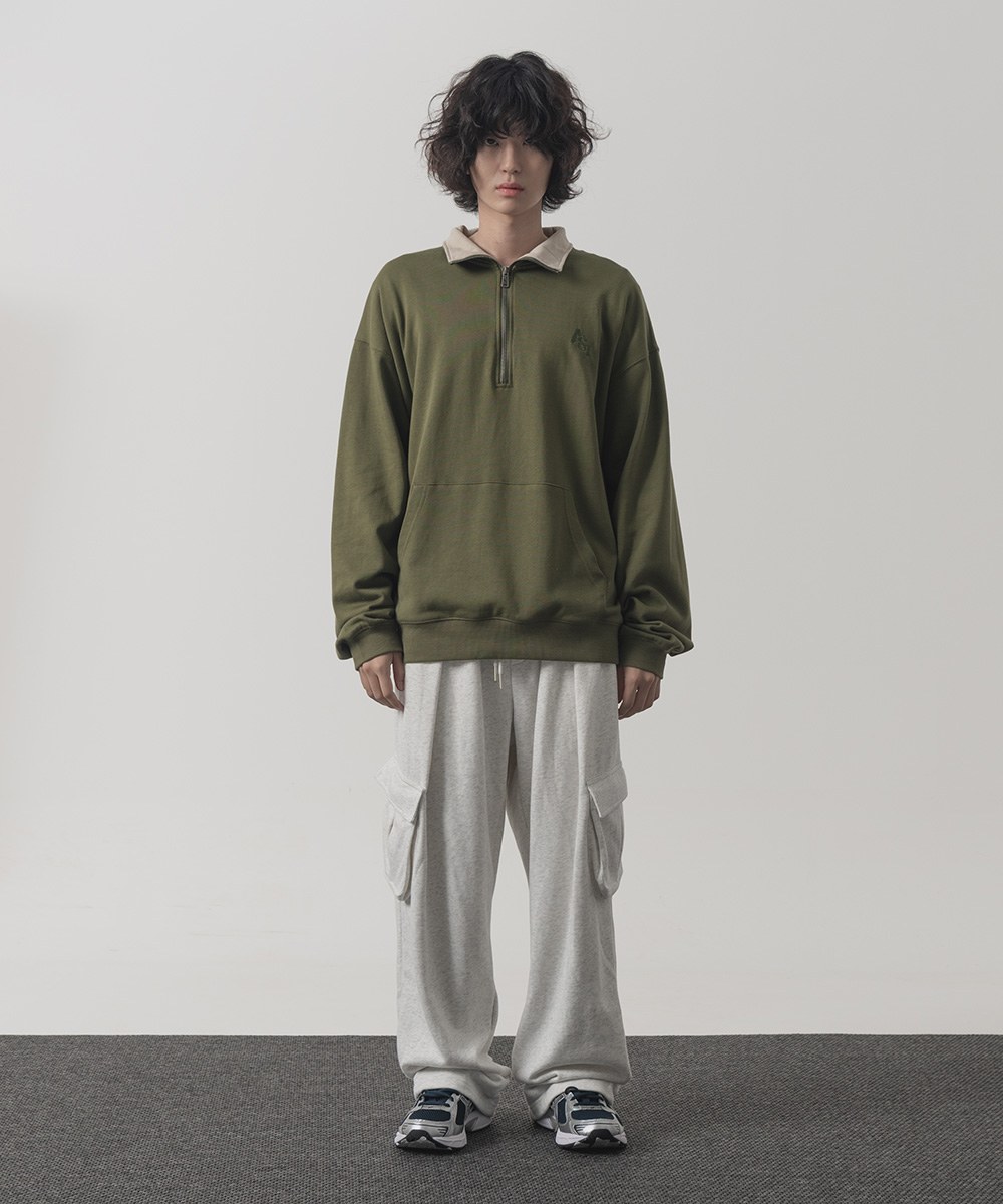 套頭上衣 ASI HALF ZIP_UP PULLOVER