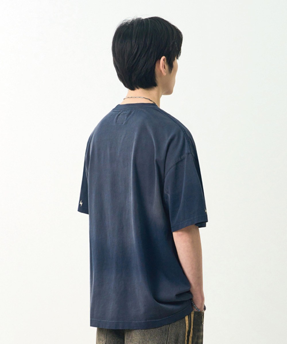 水洗短袖T恤 SMALL LOGO FADE WASHING HALF T-SHIRT