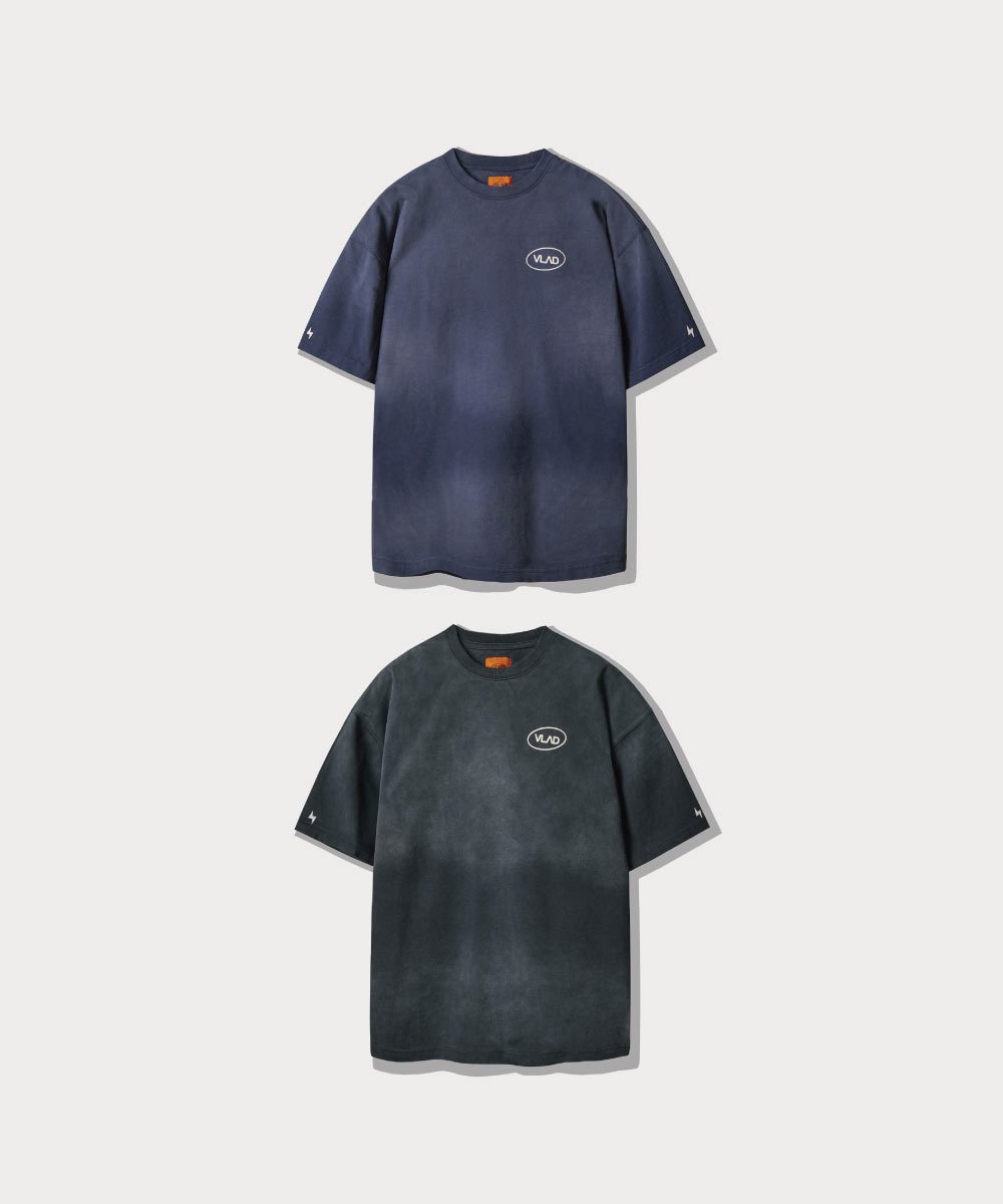 水洗短袖T恤 SMALL LOGO FADE WASHING HALF T-SHIRT