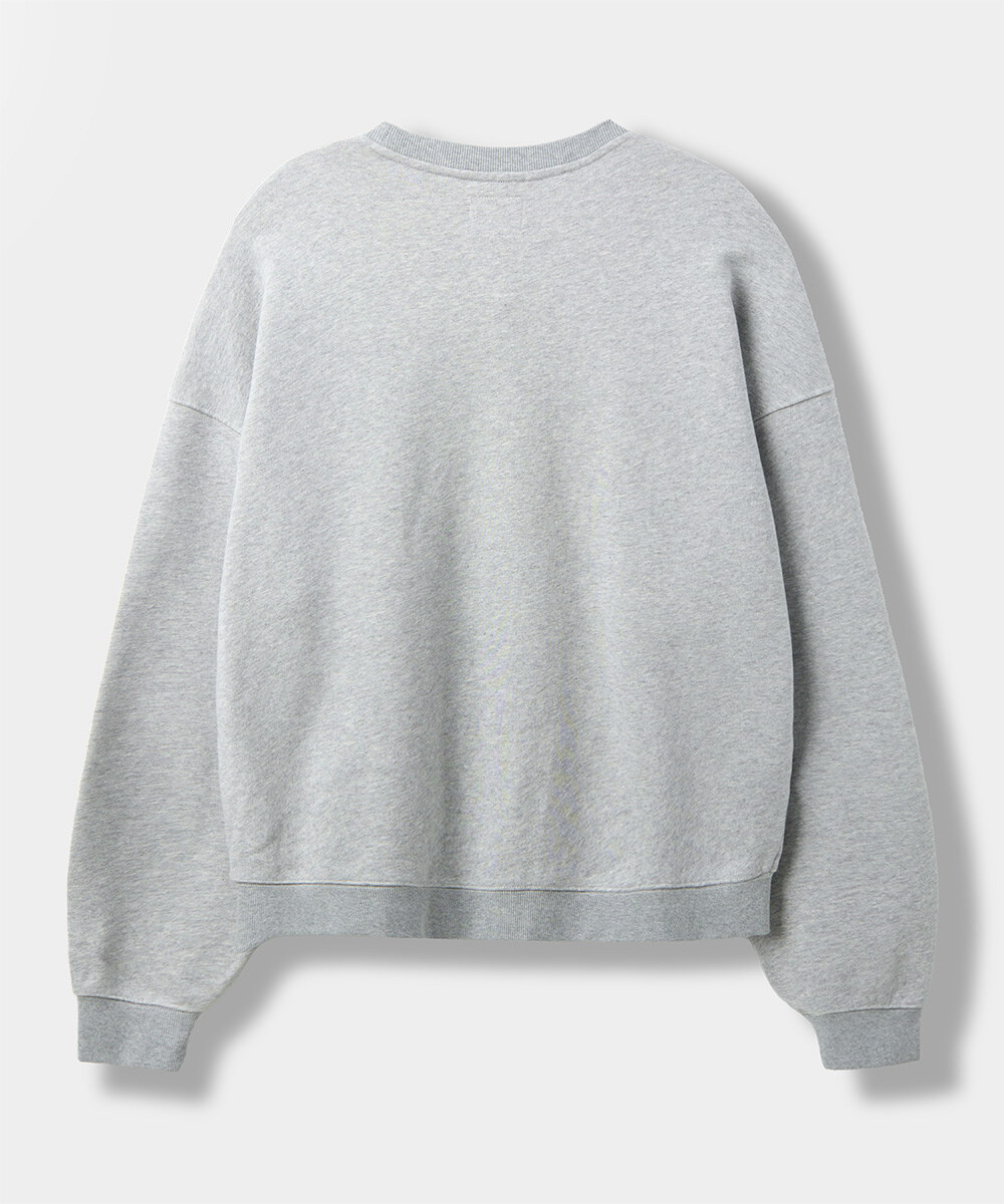大學TEE  VLAD CUT-OFF APPLIQUE SWEAT SHIRT