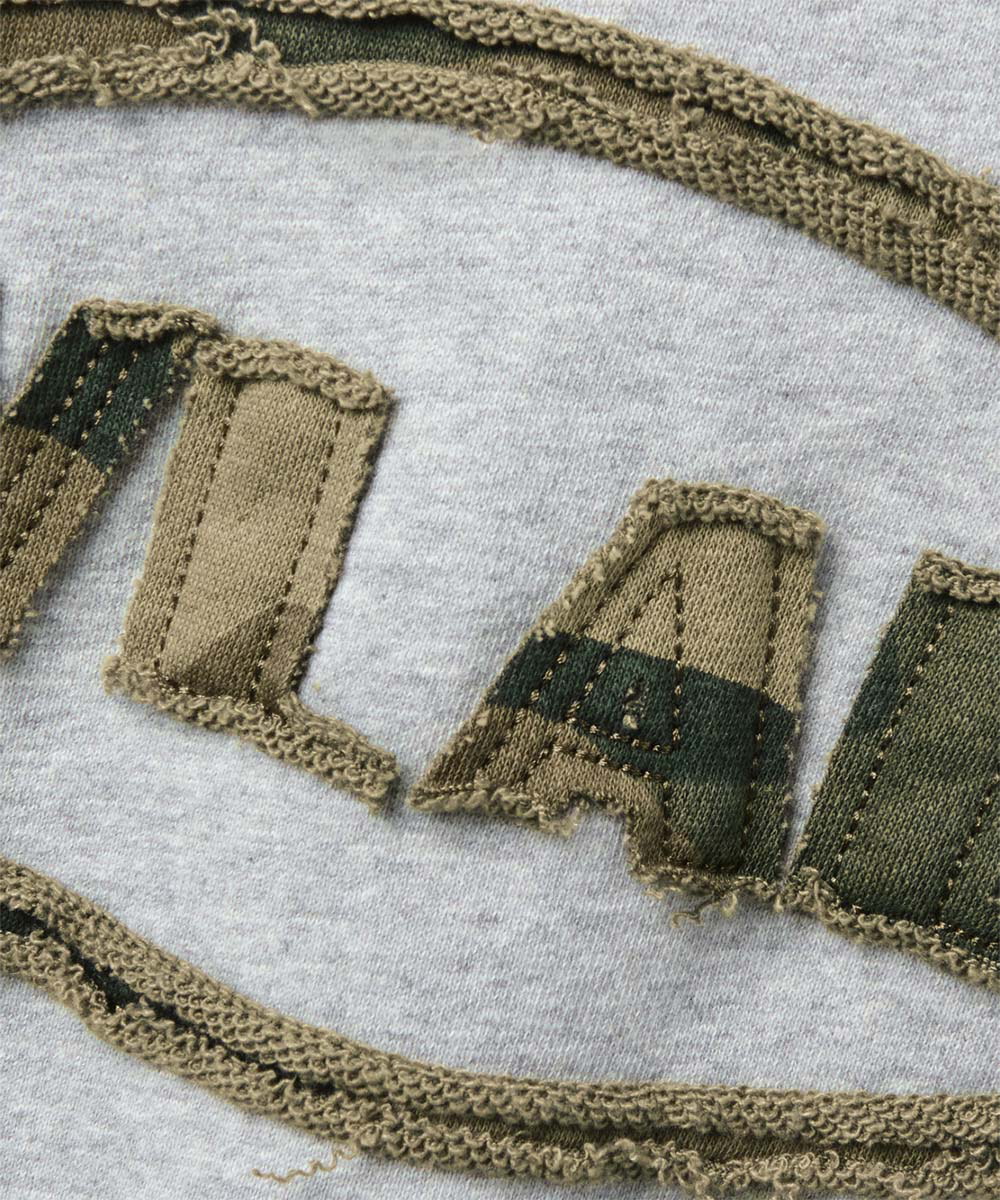 大學TEE  VLAD CUT-OFF APPLIQUE SWEAT SHIRT