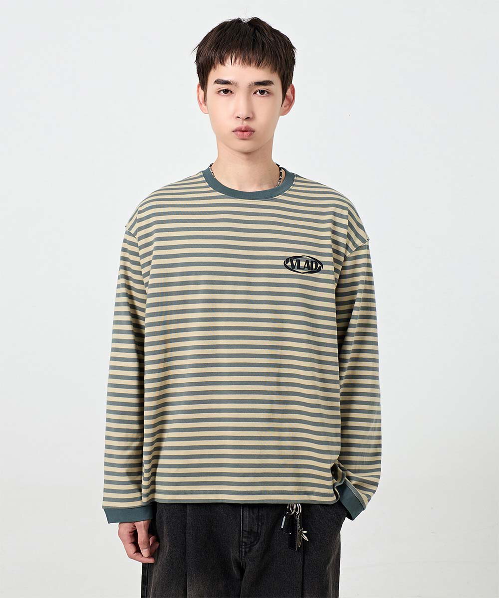條紋上衣 LAYERING STRIPE LONG SLEEVE T-SHIRT
