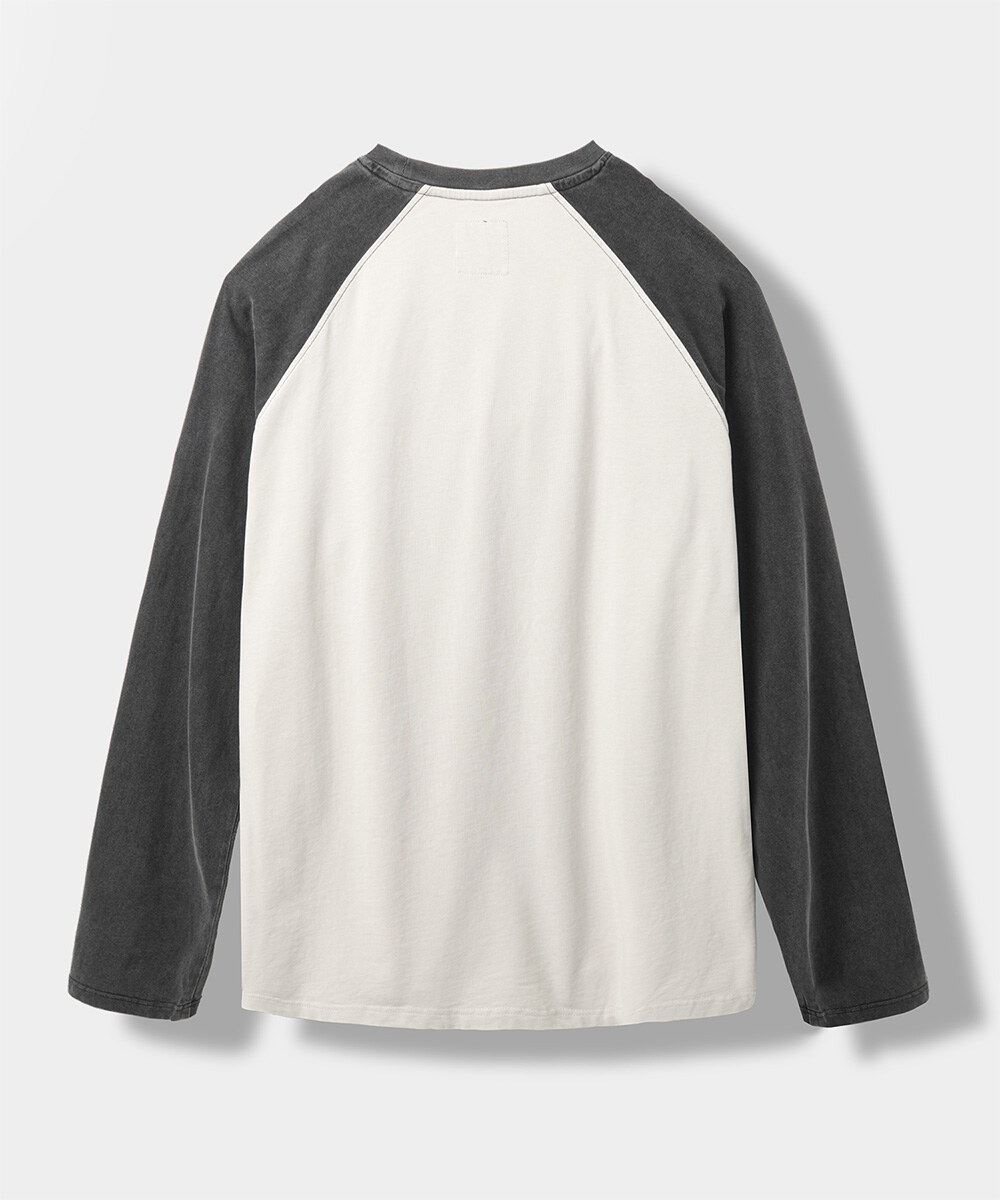 圖像上衣 RAGLAN COLOR BLOCK PIGMENT ARTWORK T-SHIRT