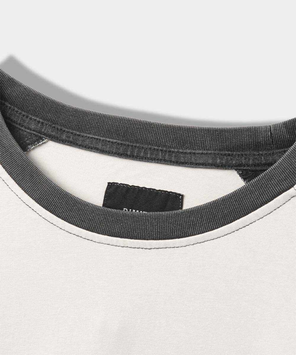 圖像上衣 RAGLAN COLOR BLOCK PIGMENT ARTWORK T-SHIRT