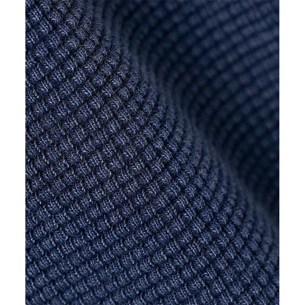 華夫格亨利領上衣 VLAD ARTWORK WAFFLE HENLEY NECK SWEATSHIRT