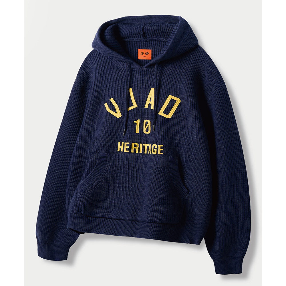 連帽上衣 VLAD APPLIQUE LOGO KNIT HOODED T-SHIRT