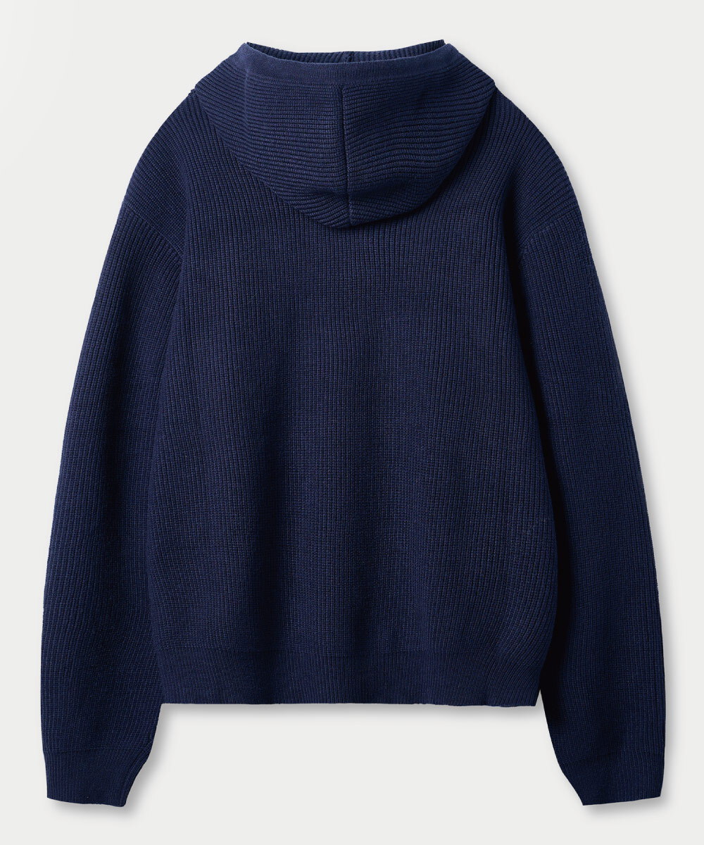 連帽上衣 VLAD APPLIQUE LOGO KNIT HOODED T-SHIRT