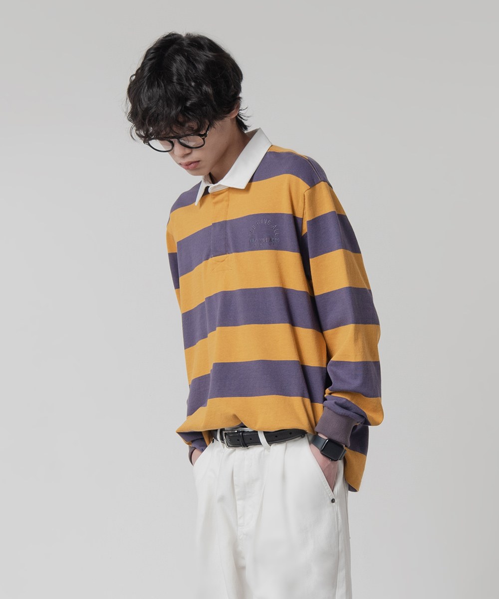 條紋橄欖球衫 STRIPE RUGBY SHIRT