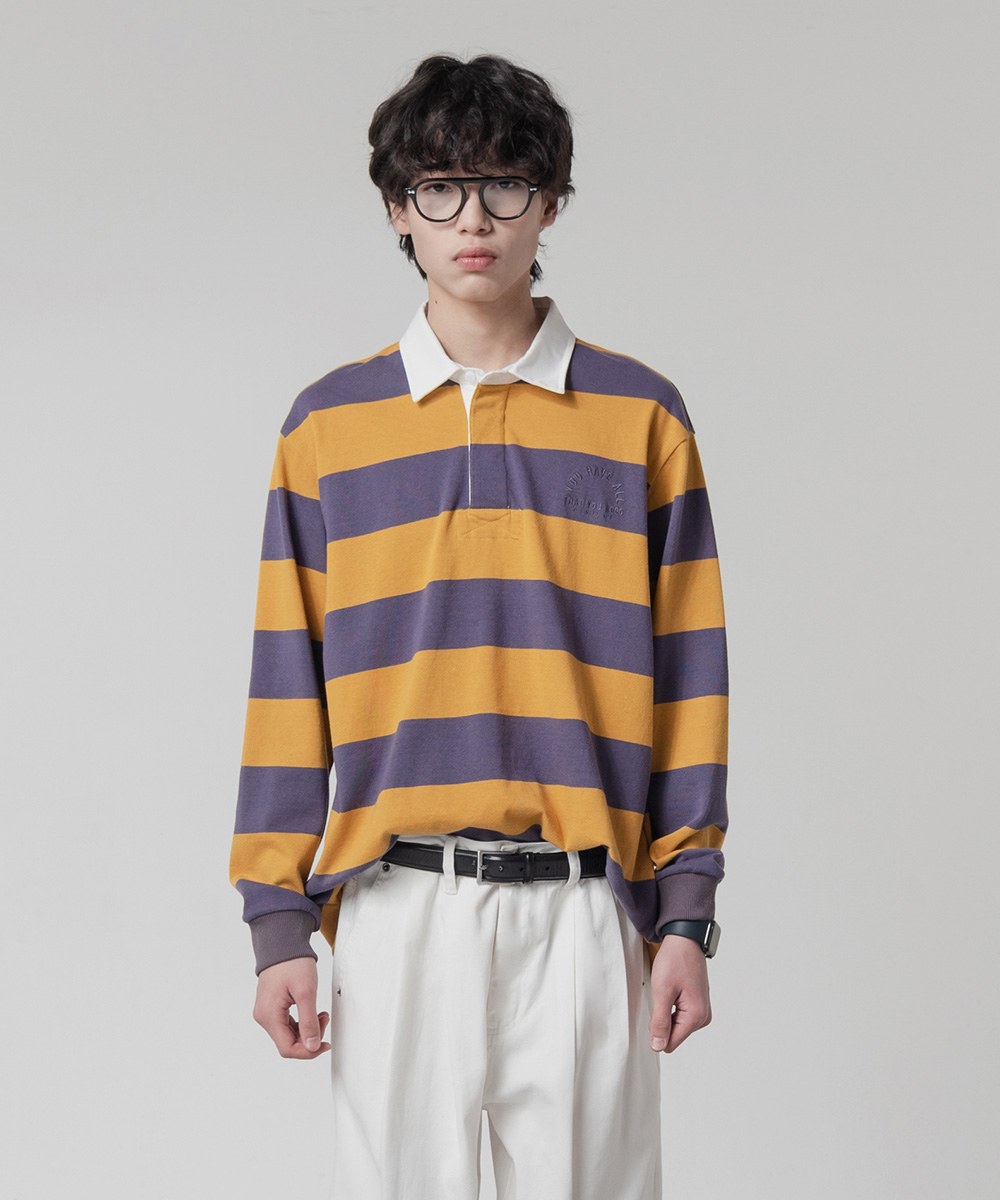 條紋橄欖球衫 STRIPE RUGBY SHIRT