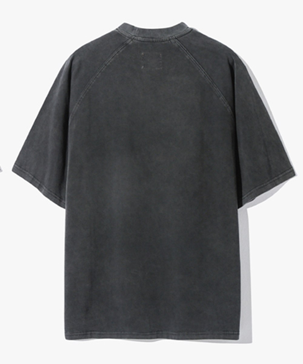 印花短袖上衣 PIGMENT RAGLAN IDENTITY HALF T-SHIRT