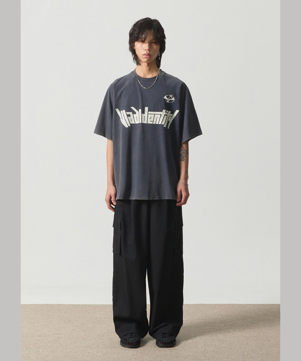 印花短袖上衣 PIGMENT RAGLAN IDENTITY HALF T-SHIRT