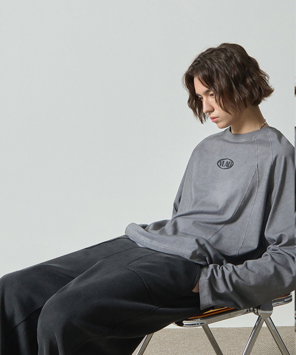 長袖上衣 VLAD PIGMENT SLASH LONG SLEEVE T-SHIRT