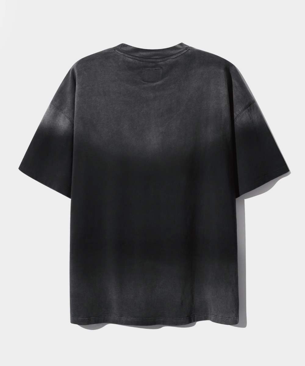 水洗LOGO上衣 WASHED SMALL LOGO HALF T-SHIRT