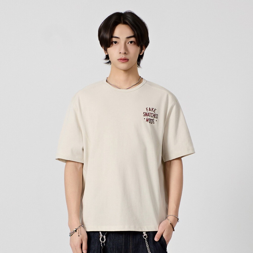 印花短TEE SNATCHED CROP SHORT SLEEVE T-SHIRT